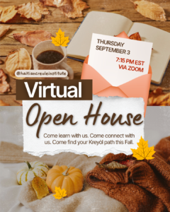 Fall Virtual Open House Flyer 2026